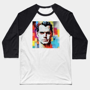 Portrait of Henry Cavill Baseball T-Shirt